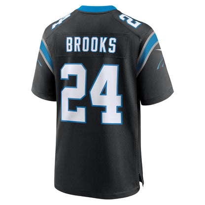 Jonathon Brooks Carolina Panthers Nike 2024 NFL Draft Game Jersey - Black
