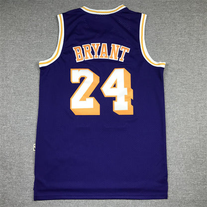 Kobe Bryant #24 Los Angeles Lakers Throwback Embroidered Jersey