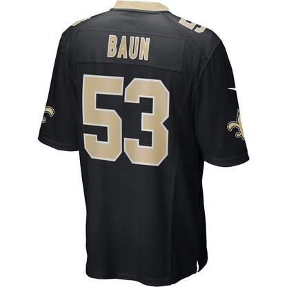Zack Baun New Orleans Saints Nike Game   Jersey - Black