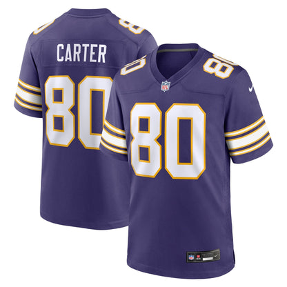 Cris Carter Minnesota Vikings Nike Classic Retired   Game Jersey - Purple