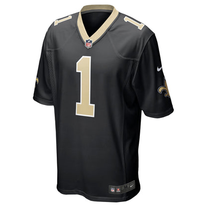 Number 1 Dad New Orleans Saints Nike Game Jersey - Black