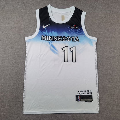 Unisex Minnesota Timberwolves 2024/25 Embroidered Swingman Jersey City Edition
