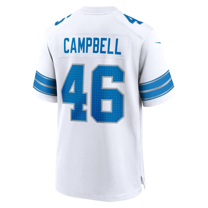 Jack Campbell Detroit Lions Nike White Game Jersey -  White