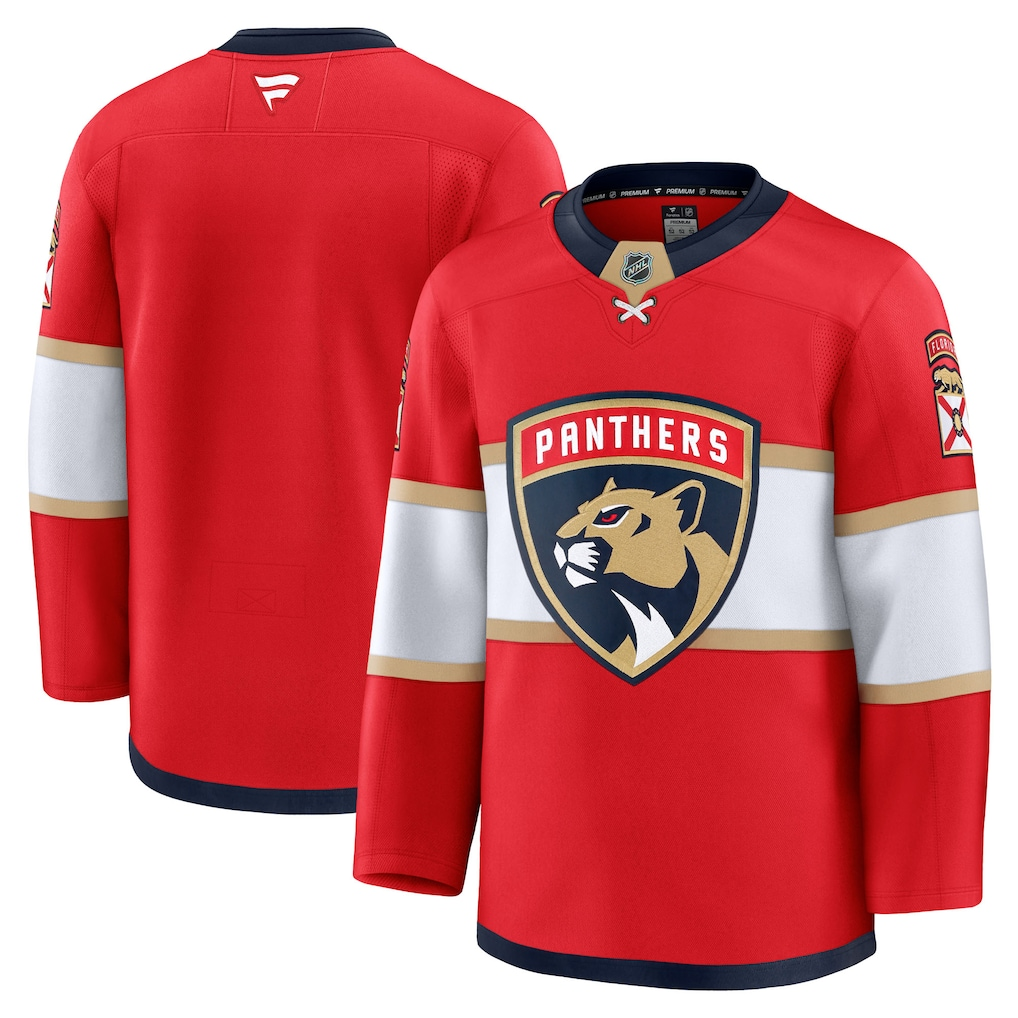 Men's Florida Panthers  Red Blank Jersey