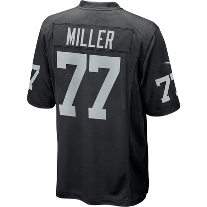 Kolton Miller Las Vegas Raiders Nike Game   Jersey - Black