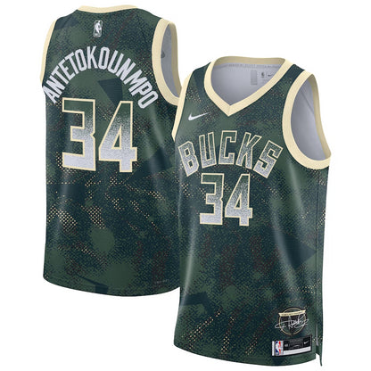 Milwaukee Bucks NBA Nike 2025 Select Series Jersey- Giannis Antetokounmpo - Mens