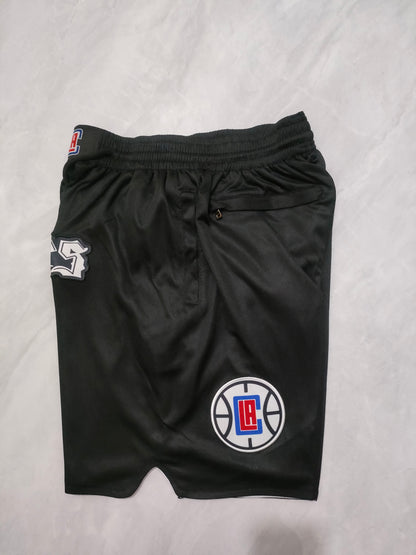 Los Angeles Clippers Black Statement Edition Pocket Shorts