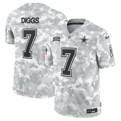 Trevon Diggs Dallas Cowboys Nike 2024 Salute to Service Limited Jersey - Arctic Camo