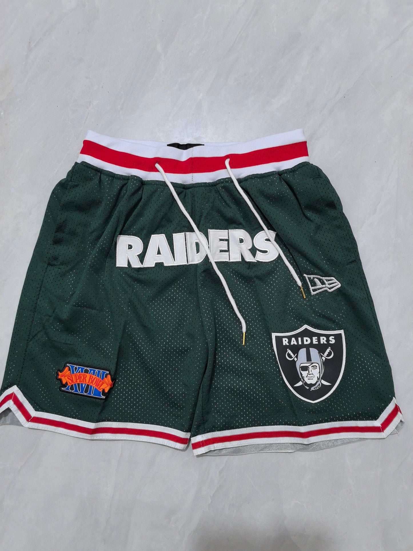 Las Vegas Raiders Green Pocket Shorts