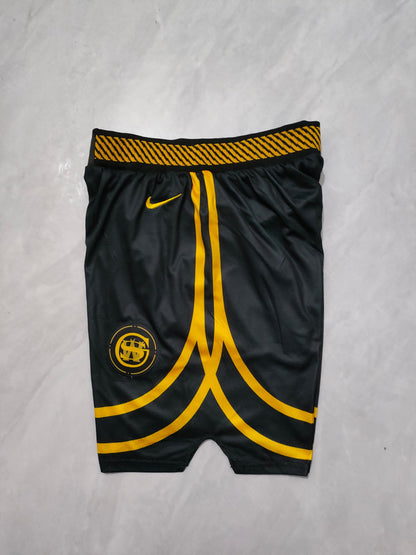 Golden State Warriors 24 Black City Edition Shorts