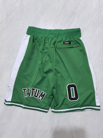 JUST DON Boston Celtics Green Pocket Shorts