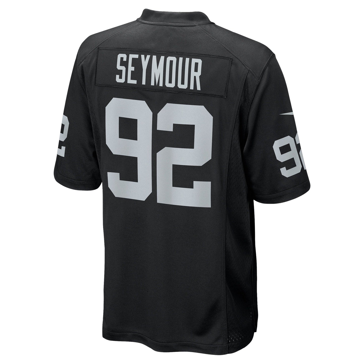 Richard Seymour Las Vegas Raiders Nike Retired   Game Jersey - Black