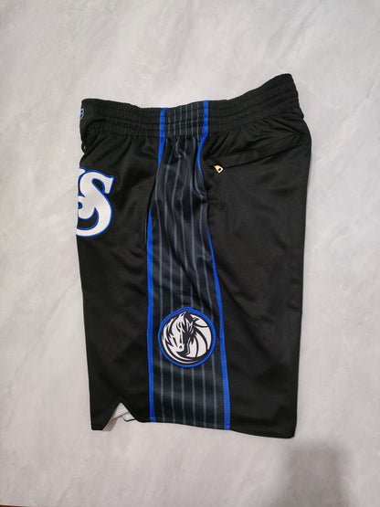 Dallas Mavericks 2024 Black City Edition Pocket Shorts