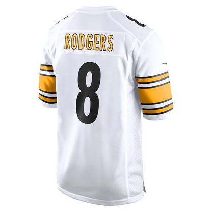 Men's Pittsburgh Steelers Aaron Rodgers Nike White Game Jersey