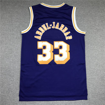 Kareem Abdul-Jabbar Los Angeles Lakers #33 1984-85 Throwback Jersey