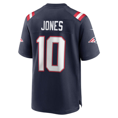 Mac Jones New England Patriots Nike   Game Jersey - Navy
