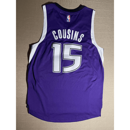 Swingman Jersey Sacramento Kings Cousins Purple #15 RARE EUC