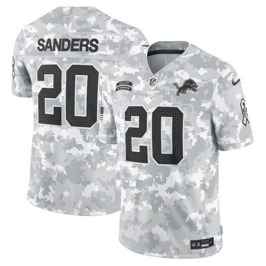 Barry Sanders Detroit Lions Salute To Service 2024 Jersey