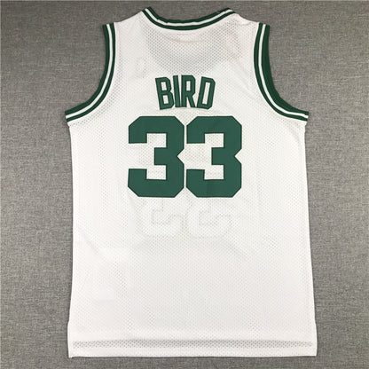 Boston Celtics Larry Bird #33 1985-86 Throwback — Embroidered Jersey