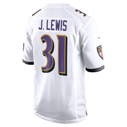 Jamal Lewis Baltimore Ravens Nike Retired   Game Jersey - White