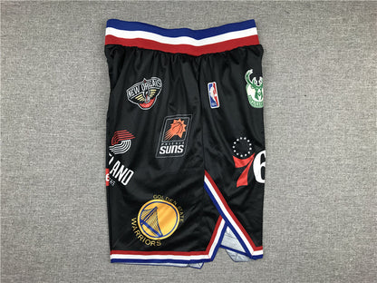 Supreme co-branded NBA shorts (black)