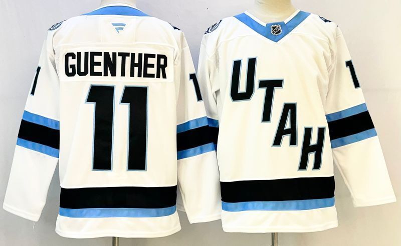 Men's Utah Mammoth Dylan Guenther #11 White Player Jersey