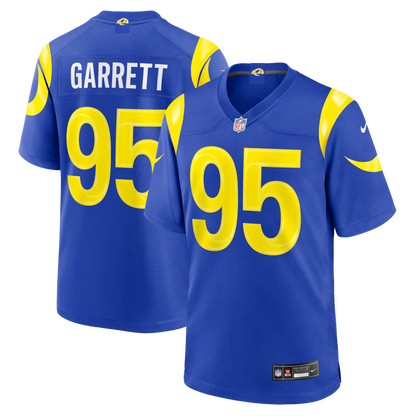 Men's Nike Myles Garrett Royal Los Angeles Rams Team Game Jersey