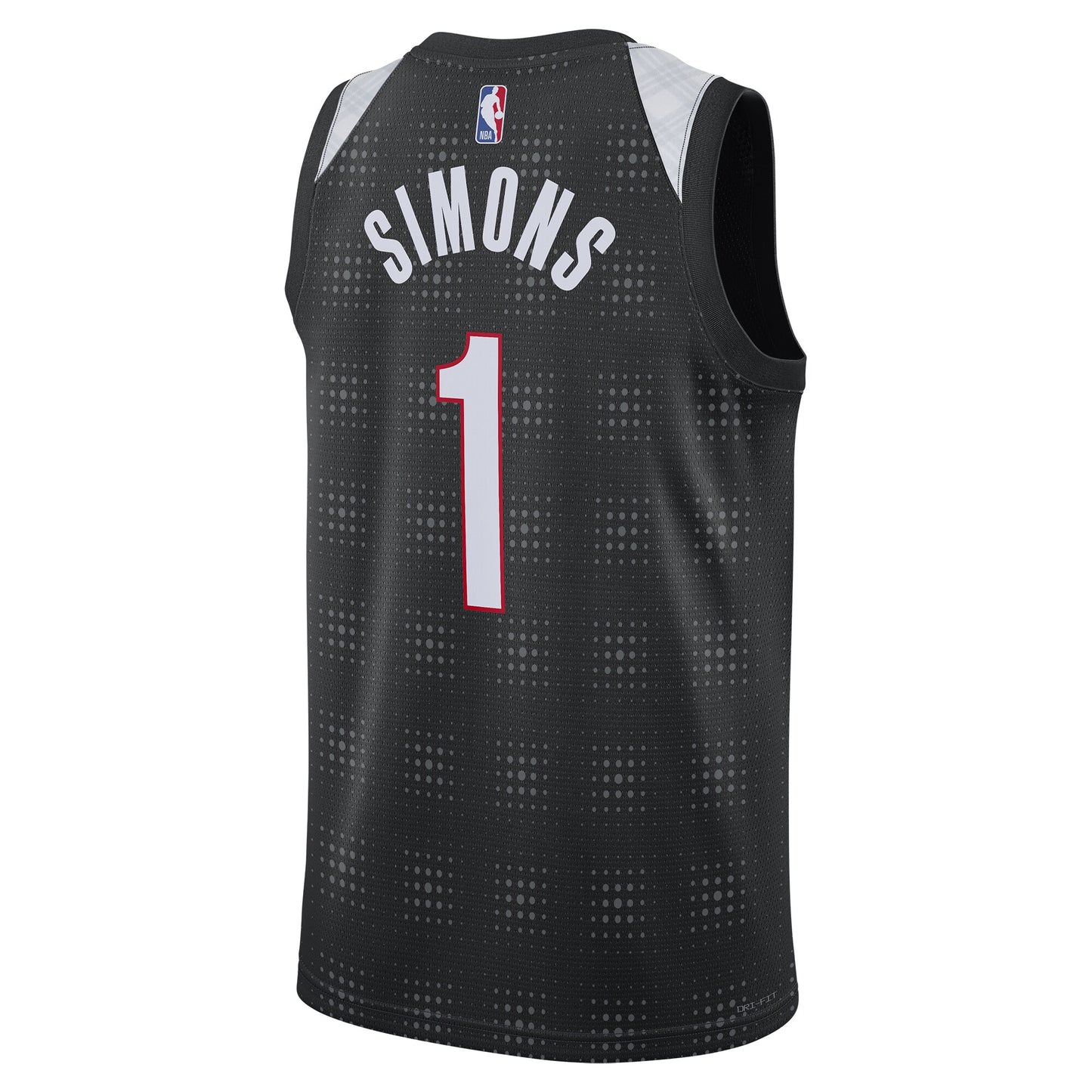 Unisex Portland Trail Blazers Anfernee Simons  Black 2024/25 Swingman Jersey - City Edition