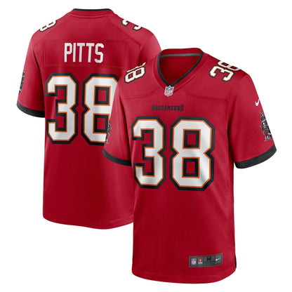 Derrek Pitts Tampa Bay Buccaneers Nike  Game Jersey -  Red