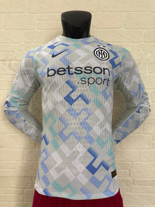 2025-26 Inter Milan Away Long Sleeve Player Version Jersey