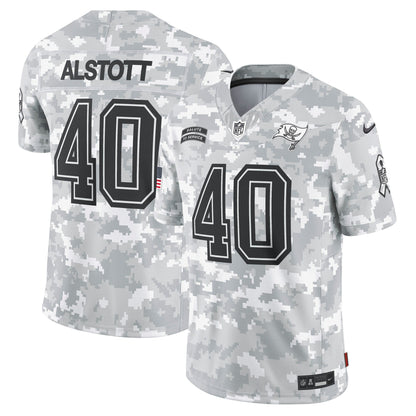 Mike Alstott Tampa Bay Buccaneers Nike 2024 Salute to Service Retired   Limited Jersey - Arctic Camo