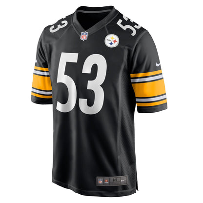 Kyron Johnson Pittsburgh Steelers Nike  Game Jersey -  Black
