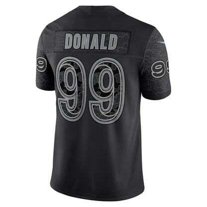 Aaron Donald Los Angeles Rams Nike RFLCTV Limited Jersey - Black