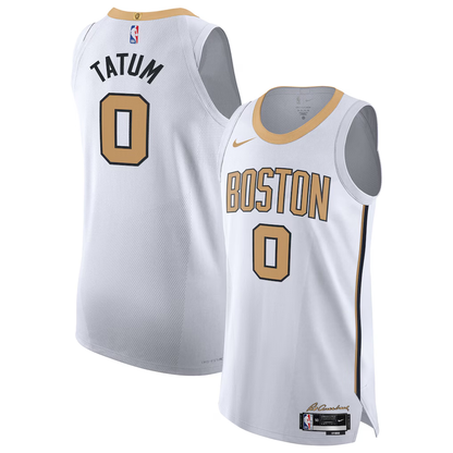 Boston Celtics Jayson Tatum Nike White 2025/26 Player Jersey - City Edition