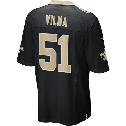 Jonathan Vilma New Orleans Saints Nike Game Retired   Jersey - Black