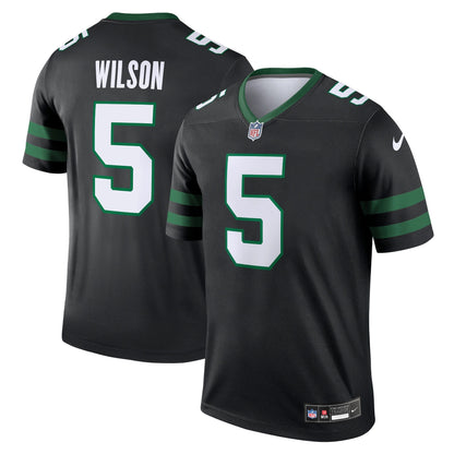 Garrett Wilson New York Jets Nike Alternate Legend Jersey  - Legacy Black