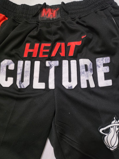 JUST DON Miami Heat 2024 City Edition Pocket Shorts