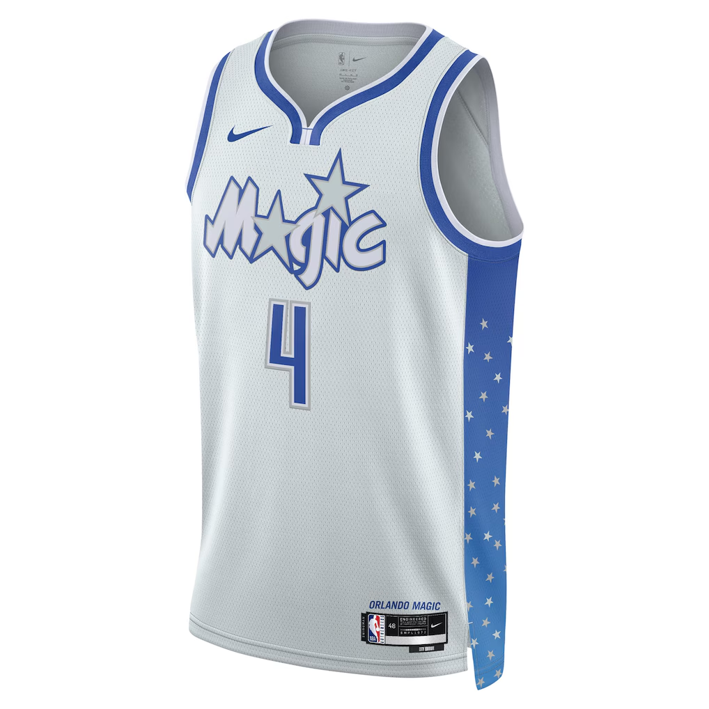 Orlando Magic Jalen Suggs Nike Silver 2025/26 Swingman Jersey - City Edition
