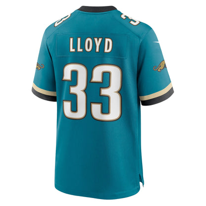 Devin Lloyd Jacksonville Jaguars Nike Prowler Throwback   Game Jersey - Teal
