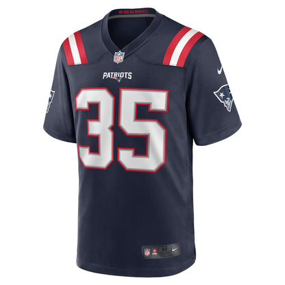 Pierre Strong Jr. New England Patriots Nike Game   Jersey - Navy