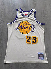 LeBron James Los Angeles Lakers  White 23 MN