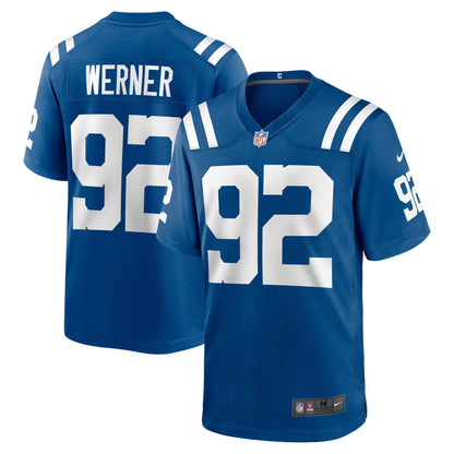 Bjoern Werner Indianapolis Colts Nike Retired   Game Jersey - Royal