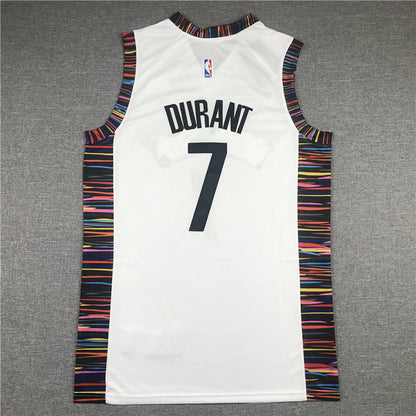 Brooklyn Nets Kevin Durant #7 2020 City Edition Swingman Jersey - Embroidered