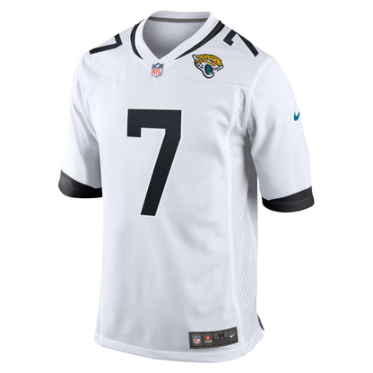 Byron Leftwich Jacksonville Jaguars Nike Retired   Game Jersey - White