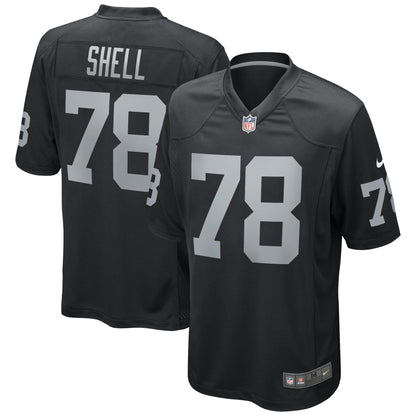 Art Shell Las Vegas Raiders Nike Game Retired   Jersey - Black
