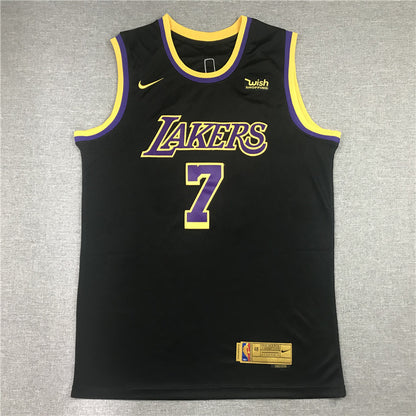 Carmelo Anthony #7 Los Angeles Lakers City Edition Swingman Jersey — Embroidered