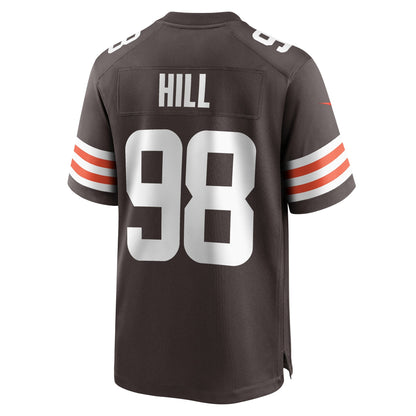 Trysten Hill Cleveland Browns Nike Game Jersey - Brown