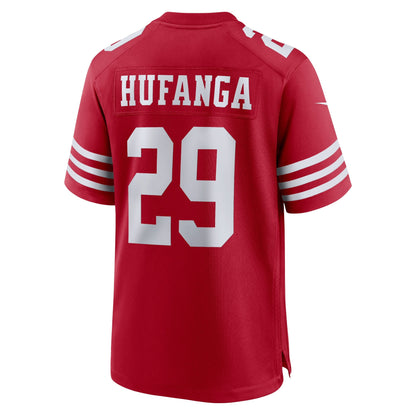 Talanoa Hufanga San Francisco 49ers Nike Game   Jersey - Scarlet