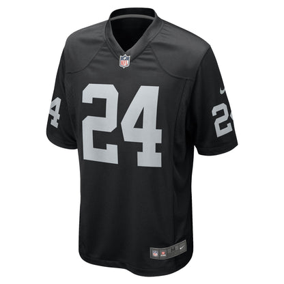 Marcus Peters Las Vegas Raiders Nike Team Game Jersey -  Black