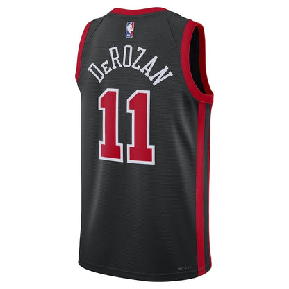 DeMar DeRozan Chicago Bulls2023-2024 season Jersey - Black - City Edition